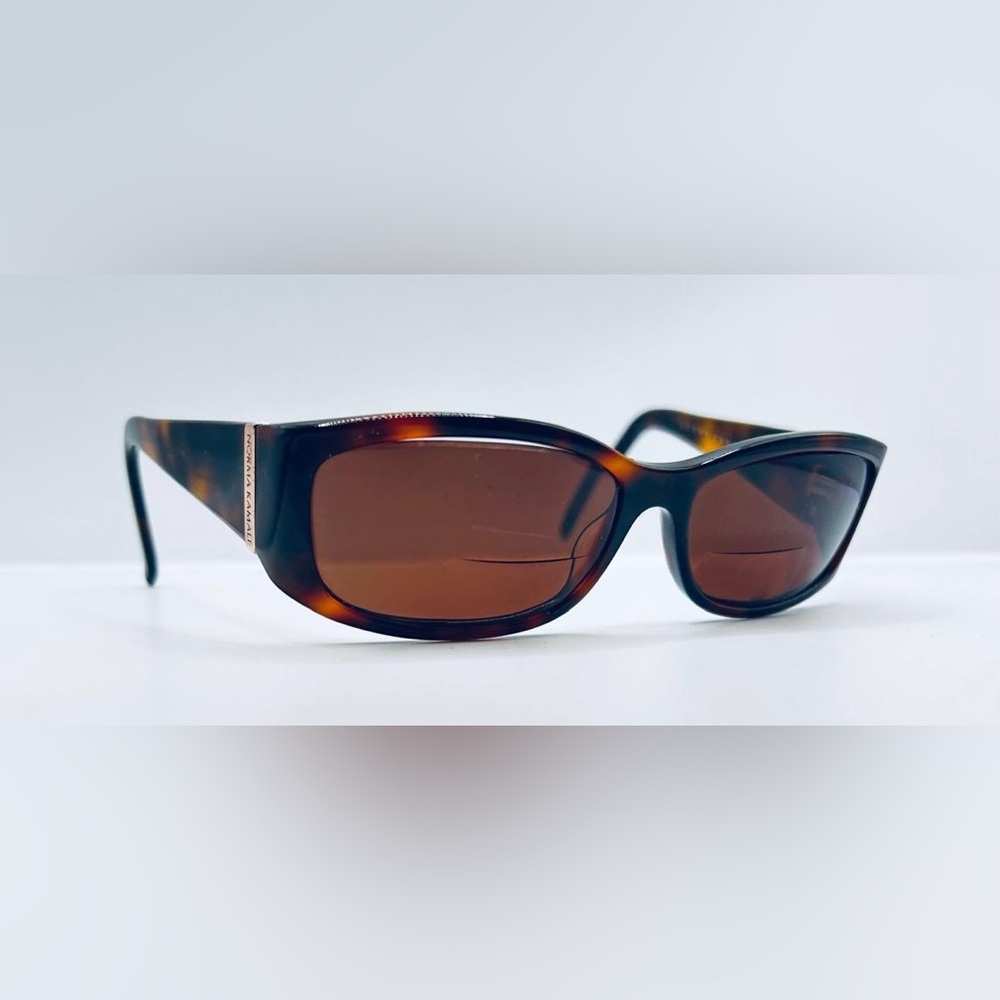 Norma Kamali 7559 Brown Oval Sunglasses Frames Only